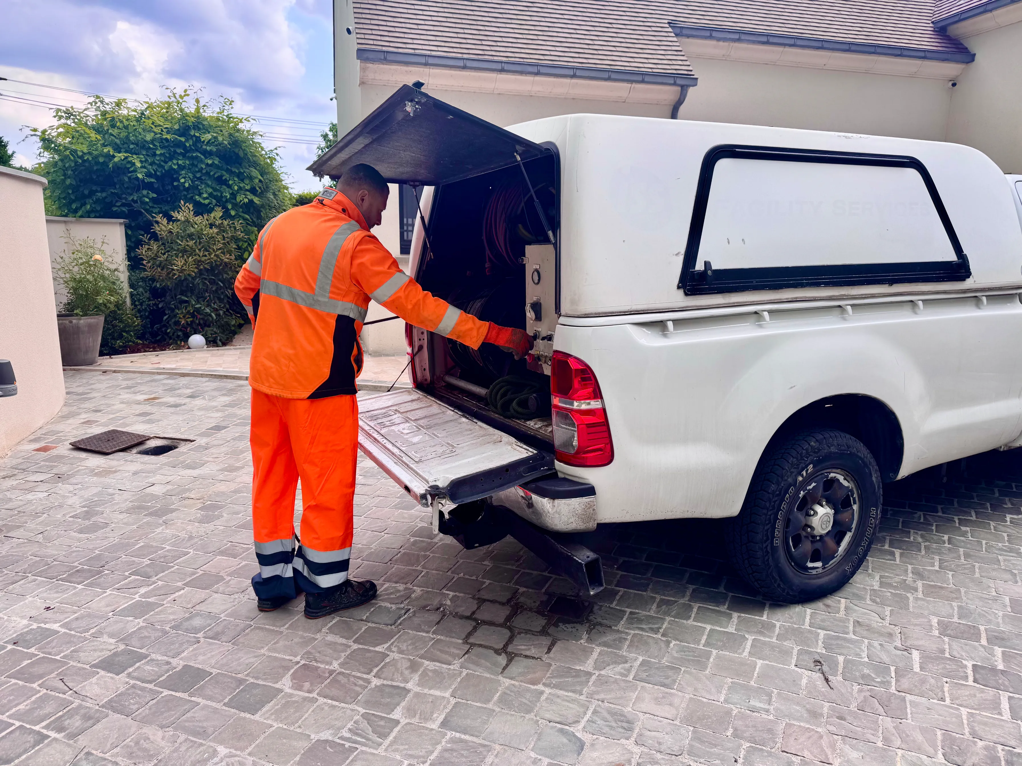 Curage haute pression des canalisations