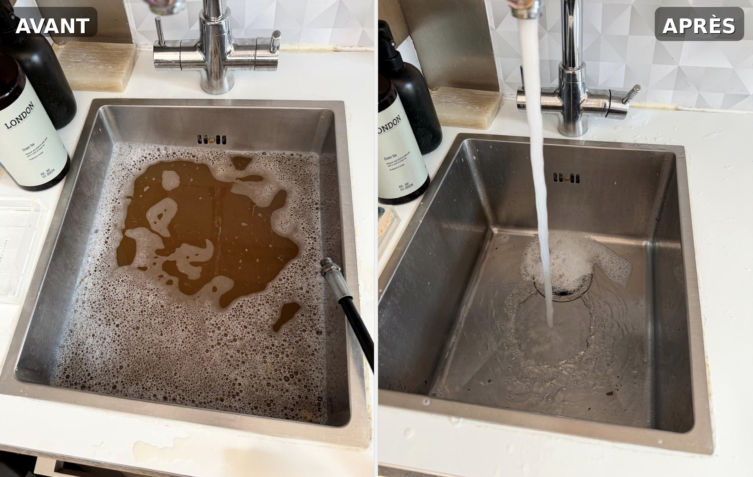 Débouchage des evacuations WC, évier, douche